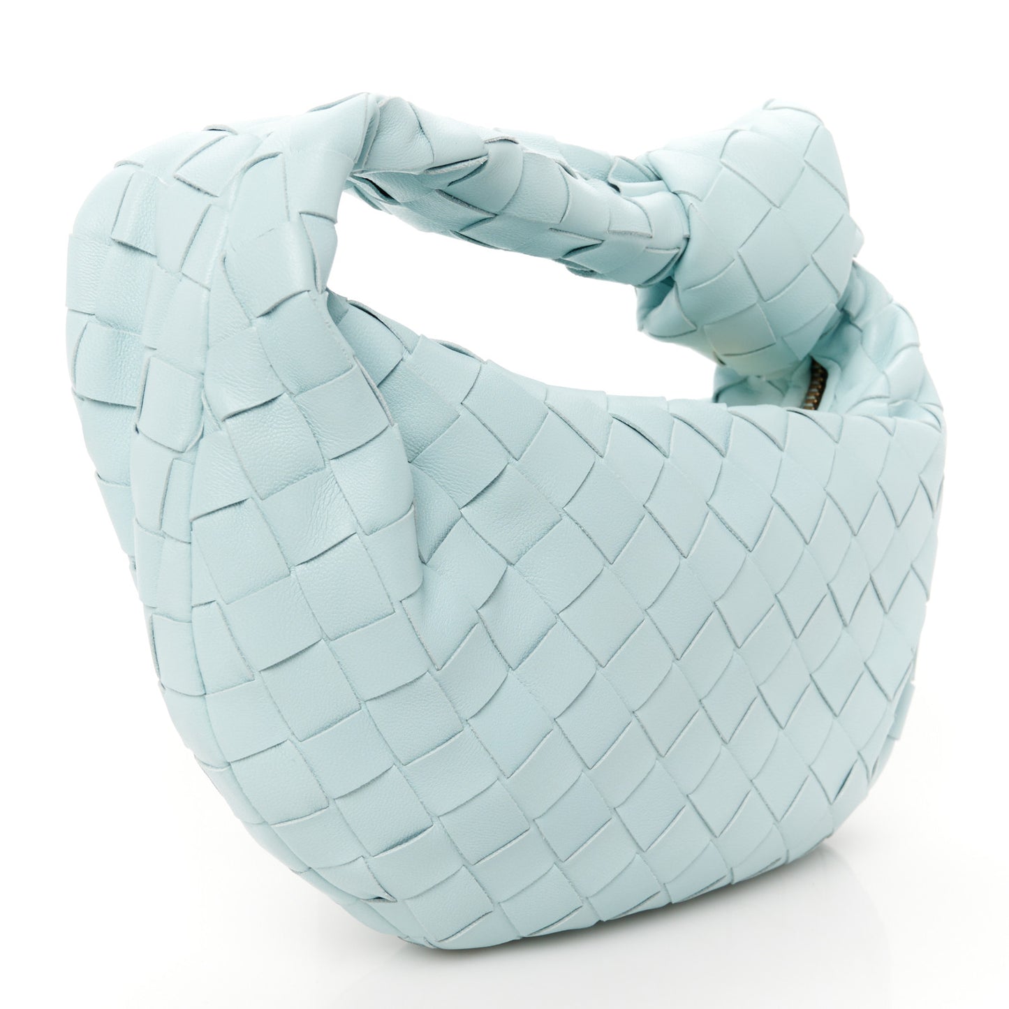 Nappa Intrecciato Mini Jodie Teal Washed