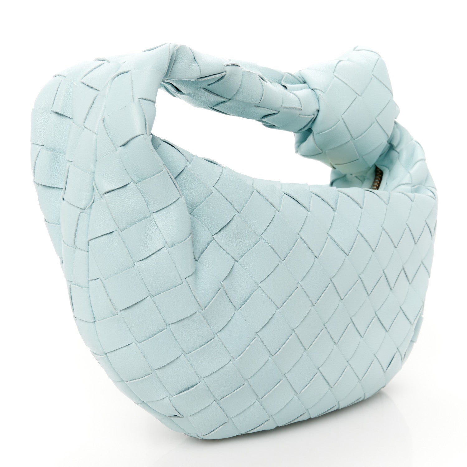 Bottega Veneta Nappa Intrecciato Mini Jodie Teal Washed 3 of 11