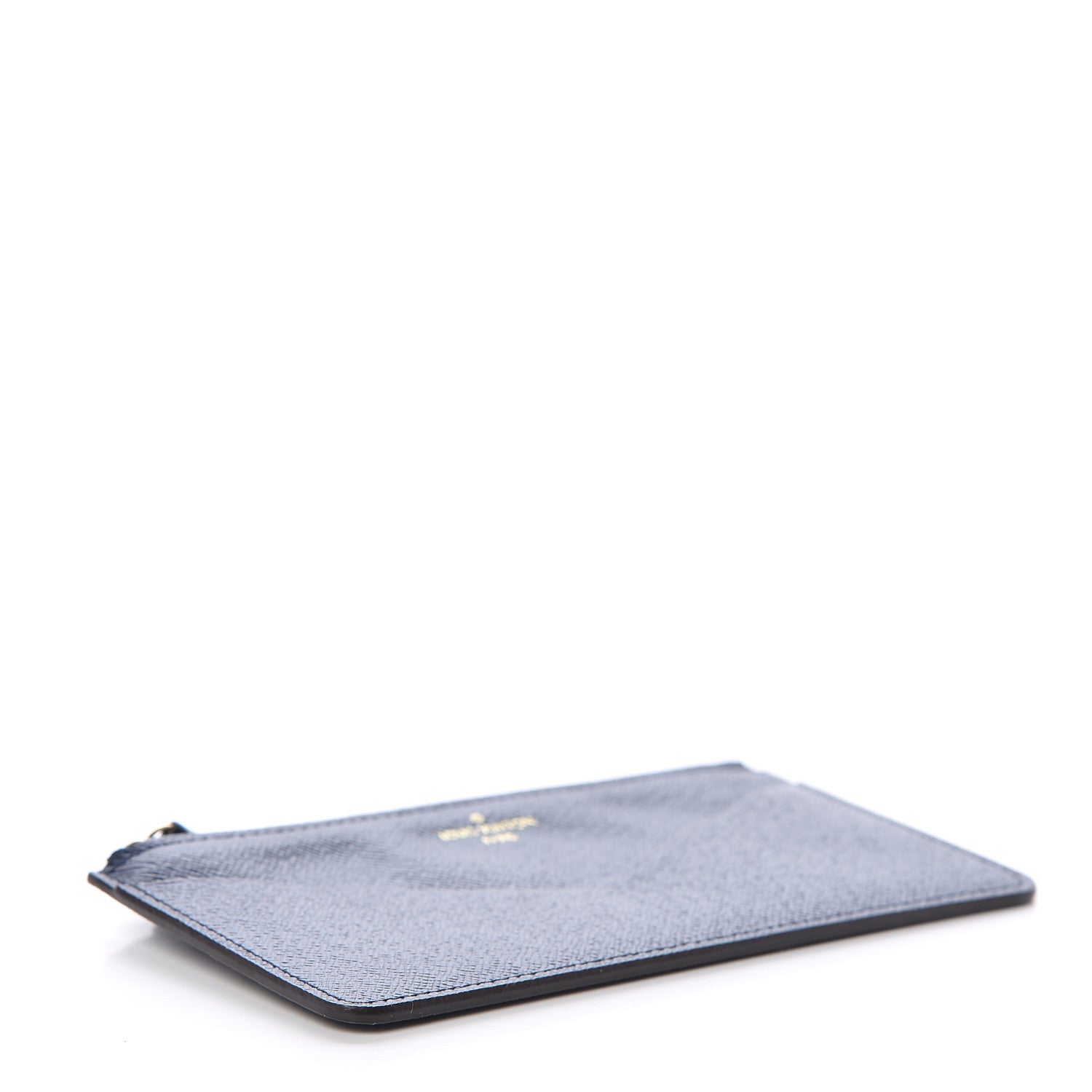 Louis Vuitton Calfskin Jeanne Wallet Zippered Insert Dark Blue 4 of 6