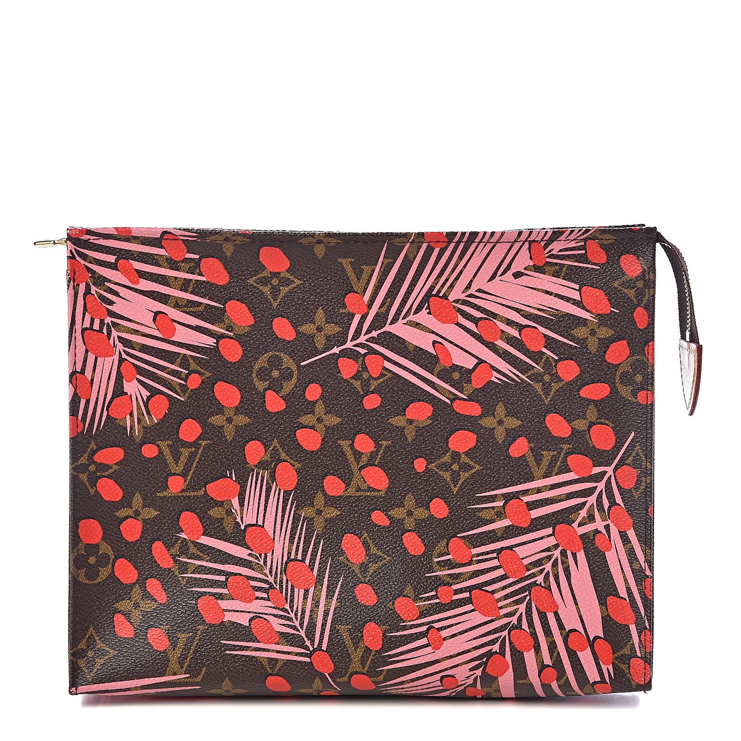 Monogram Jungle Dots Toiletry Pouch 26 Sugar Pink Poppy