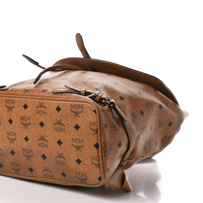 MCM Visetos Monogram Large Backpack Cognac 8 of 10