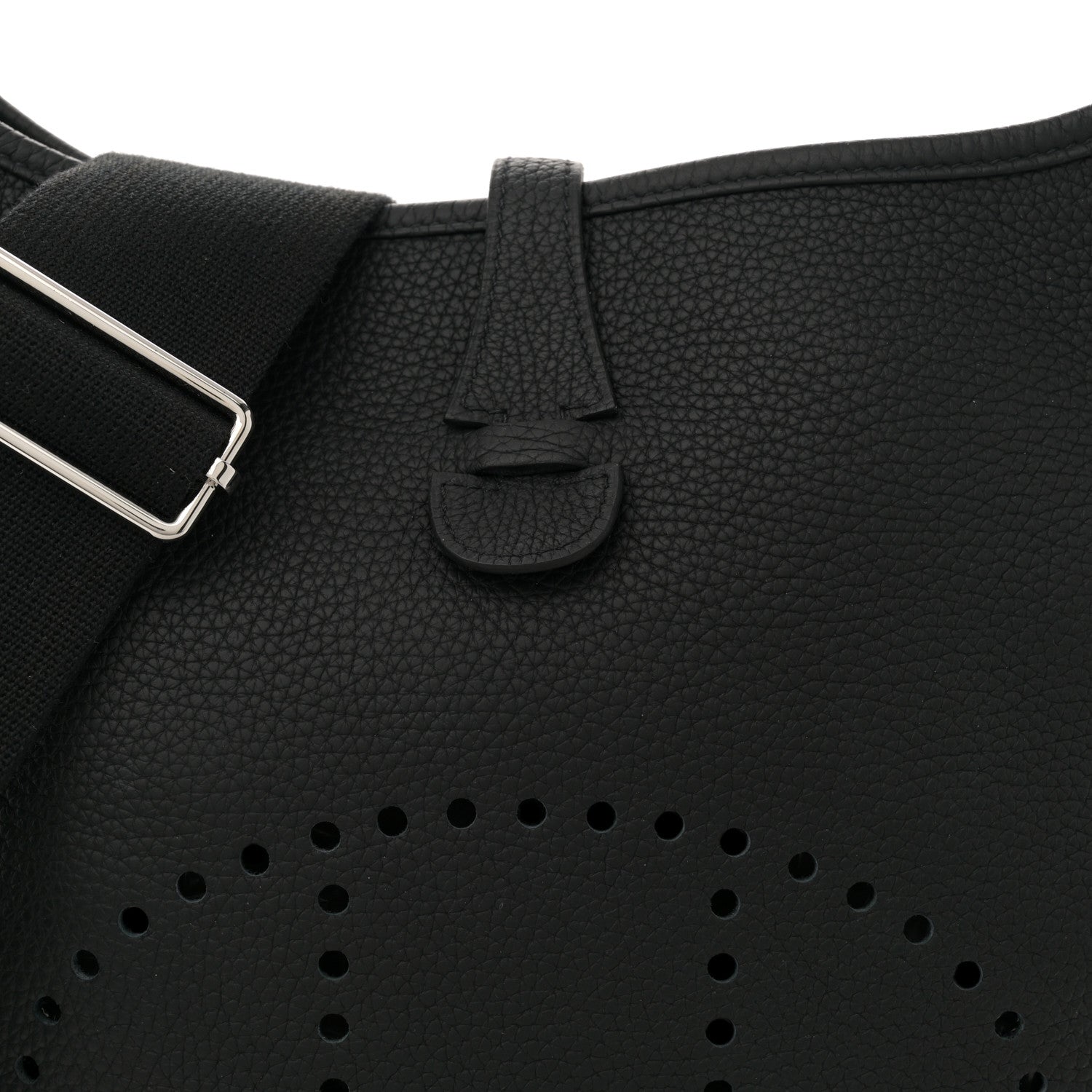 Hermes Taurillon Clemence Evelyne III PM Black 8 of 11
