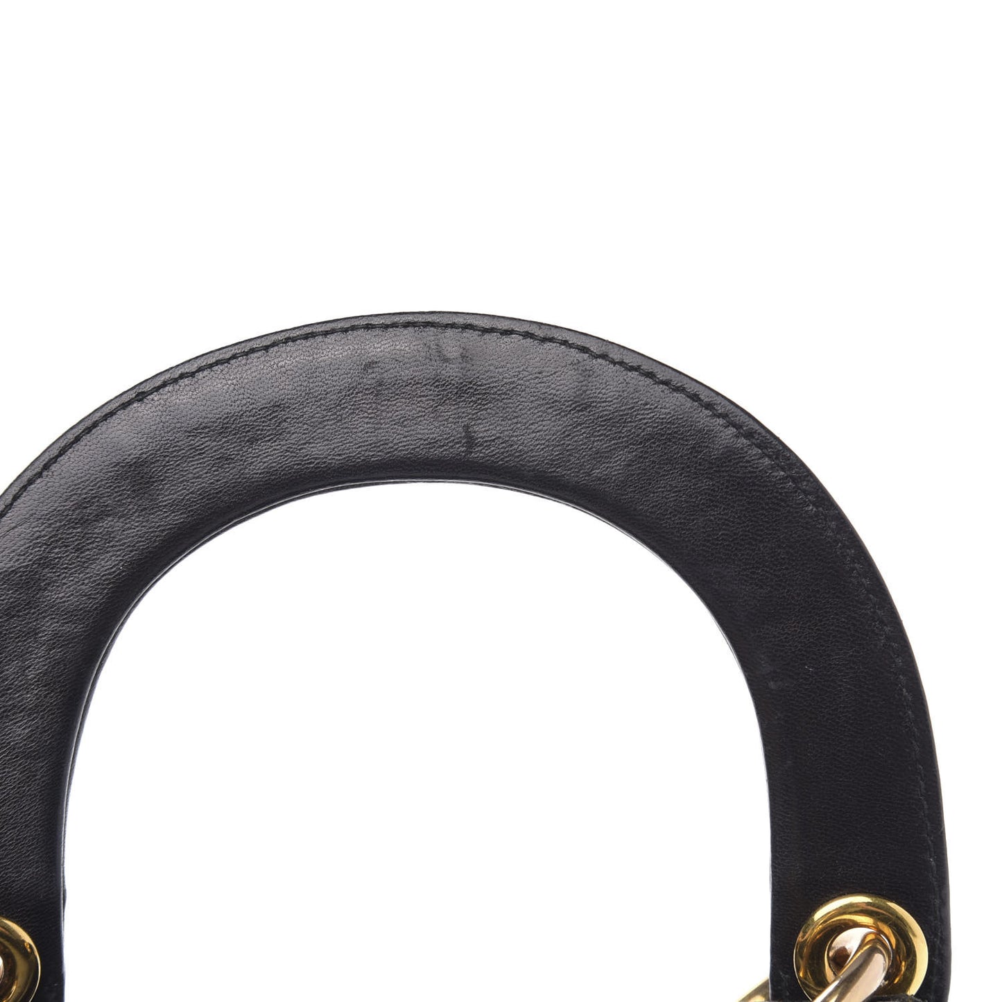 Lambskin Cannage Mini Lady Dior Black