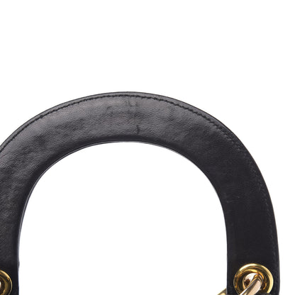 Christian Dior Lambskin Cannage Mini Lady Dior Black 10 of 13