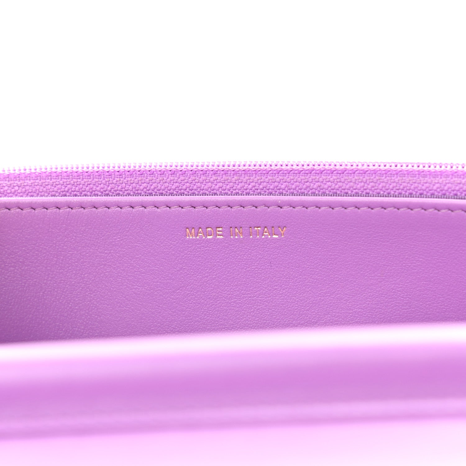 Chanel Caviar Quilted Boy Wallet On Chain WOC Purple 7 of 13
