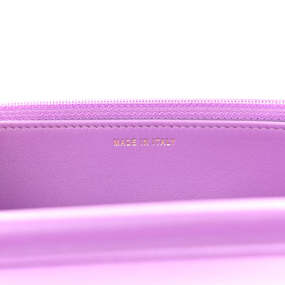 Chanel Caviar Quilted Boy Wallet On Chain WOC Purple 7 of 13