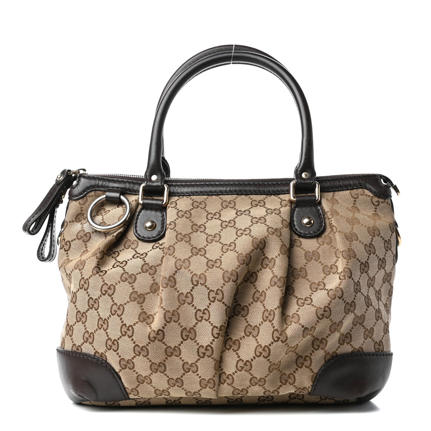 Monogram Medium Sukey Top Handle Dark Brown