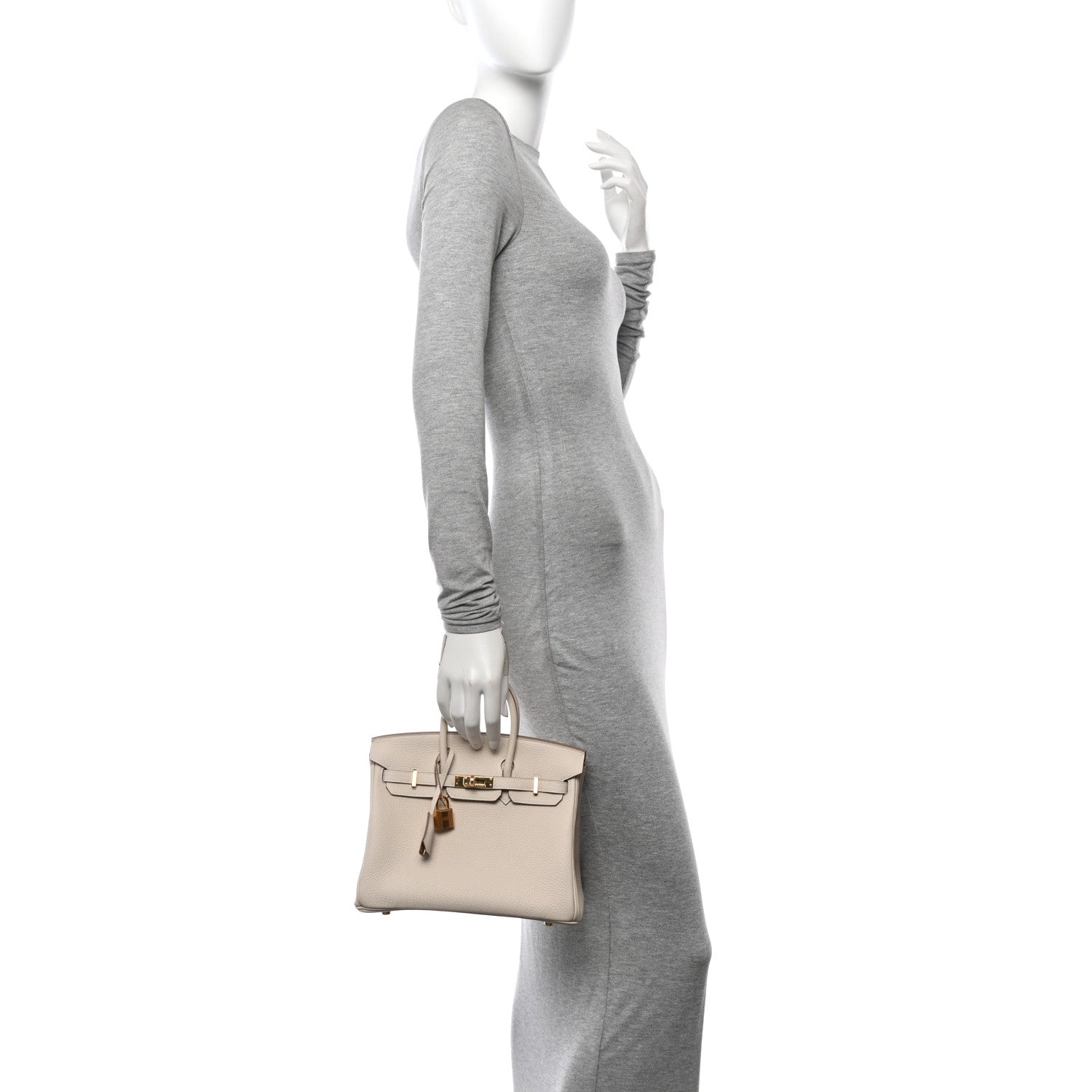 Hermes Togo Birkin 25 Craie 2 of 11