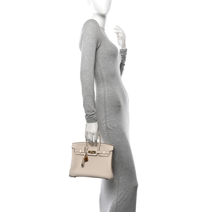 Hermes Togo Birkin 25 Craie 2 of 11