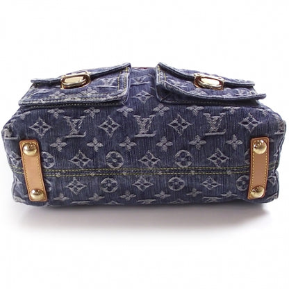 Louis Vuitton Monogram Denim Baggy PM Blue 4 of 10