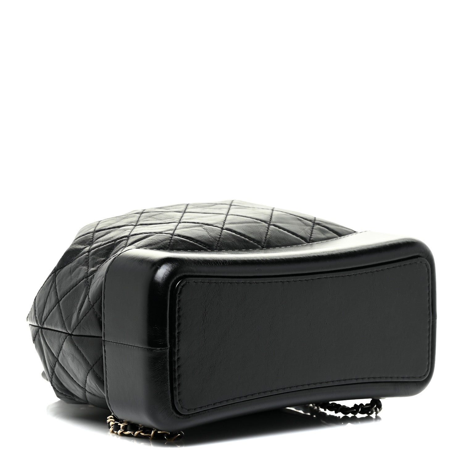 Chanel Aged Calfskin Quilted Gabrielle Backpack Black 3 of 12