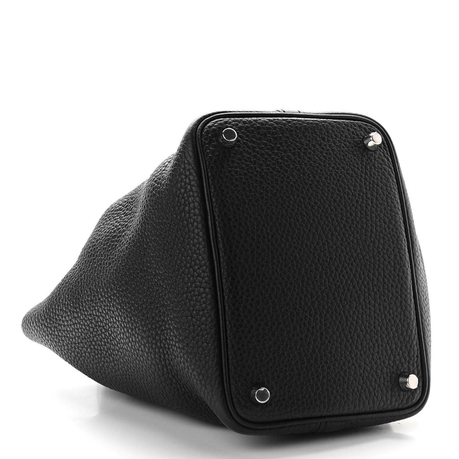 Hermes Taurillon Clemence Matte Alligator Picotin Lock Touch 18 PM Black 3 of 8