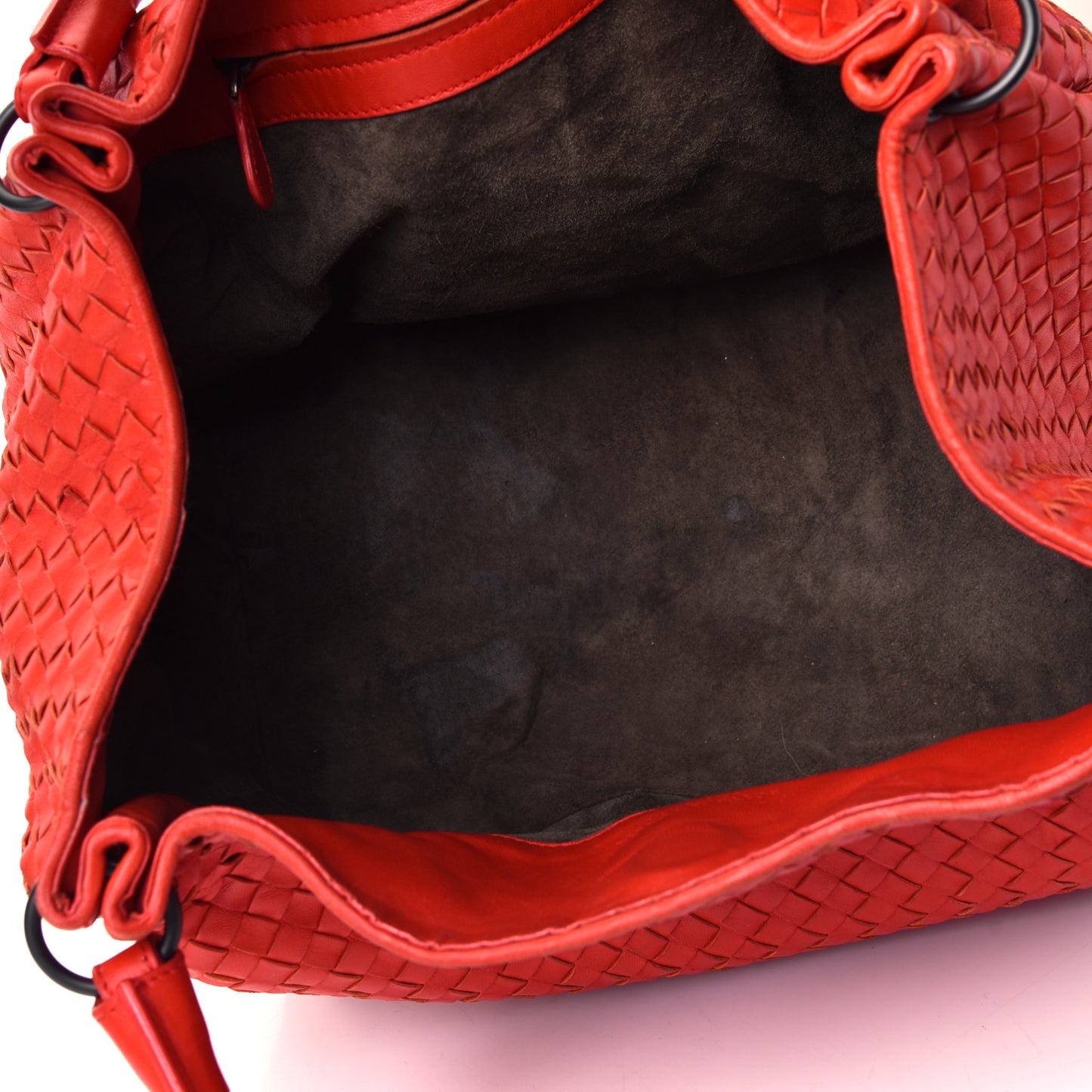 Nappa Intrecciato Parachute Bag Vesuvio