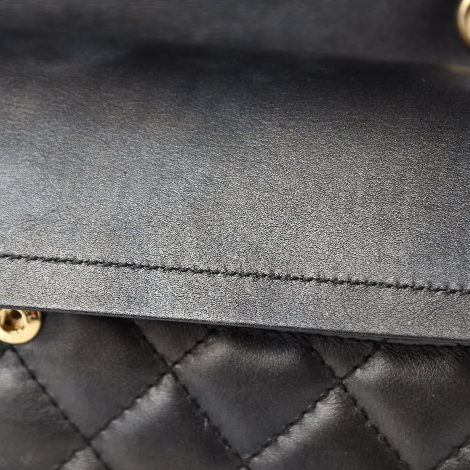 Chanel Metallic Calfskin Quilted 2.55 Reissue 226 Flap Charcoal 12 of 17