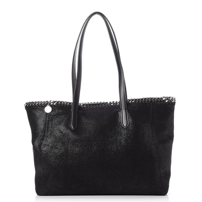 Stella McCartney Shaggy Deer Falabella East West Shopper Tote Black 1 of 9