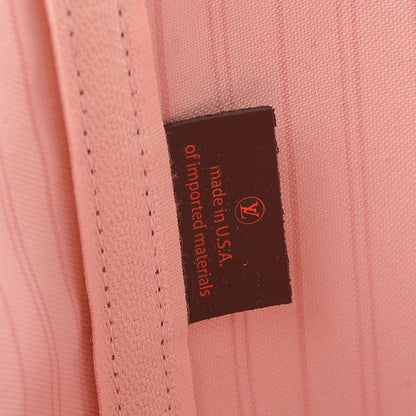 Louis Vuitton Damier Ebene Neo Neverfull MM Rose Ballerine 7 of 8