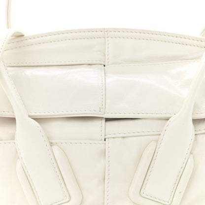 Bottega Veneta Paper Calfskin Maxi Intrecciato Mini Arco Slouch Plaster 8 of 14