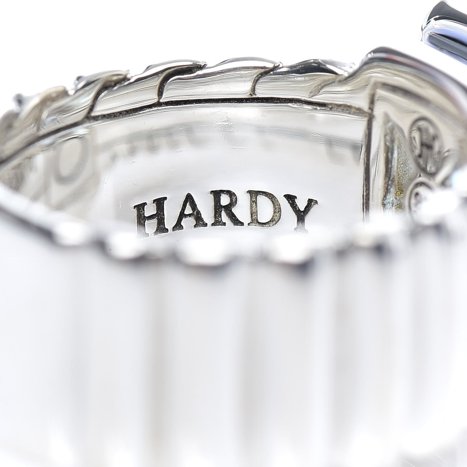 John Hardy Sterling Silver Blue Topaz Batu Bedeg Ring 55 7.25 6 of 6