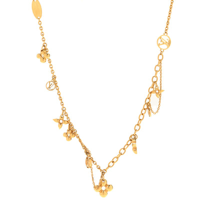 Louis Vuitton Metal Blooming Supple Necklace Gold 1 of 7