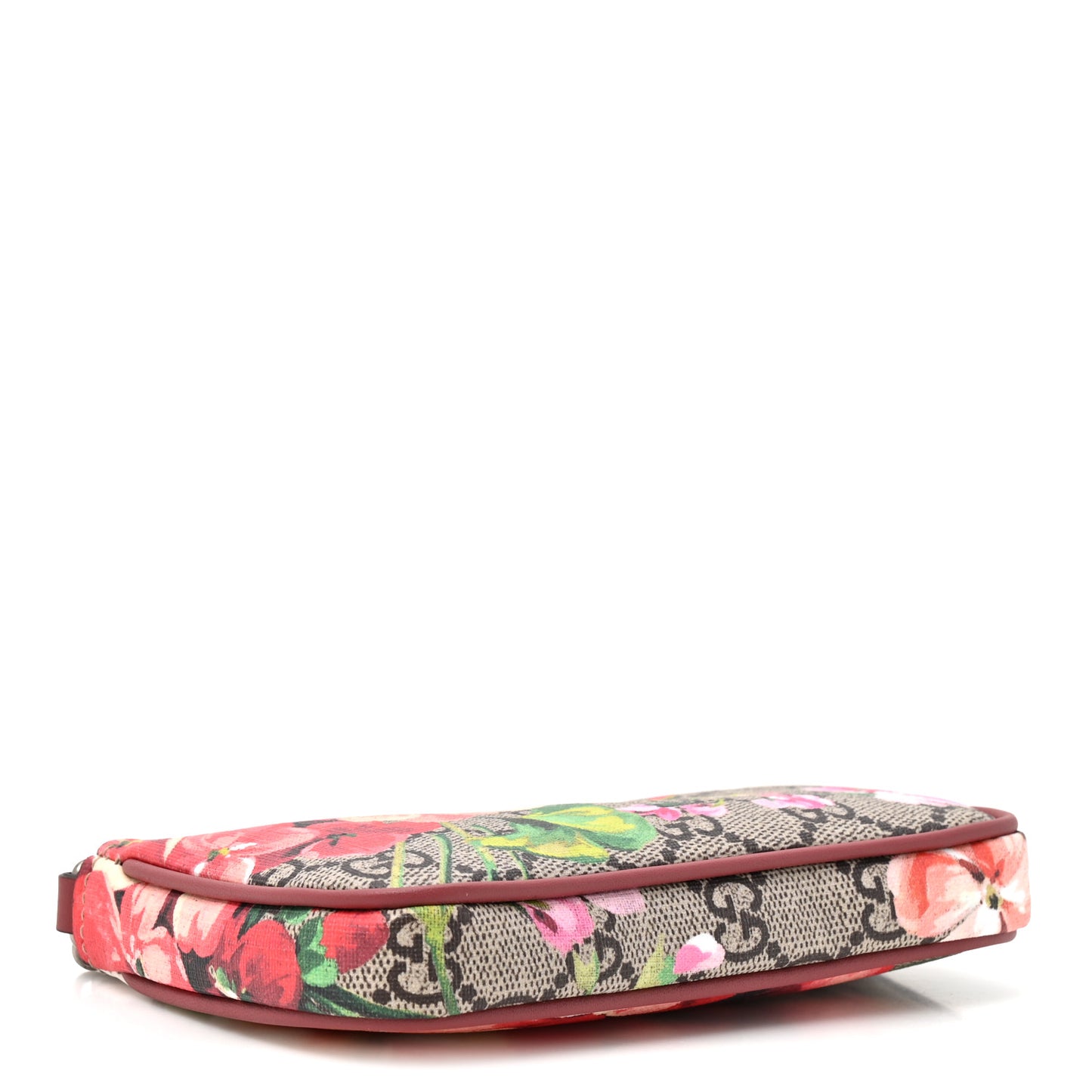 GG Supreme Monogram Blooms Mini Chain Bag Beige Multicolor Dry Rose