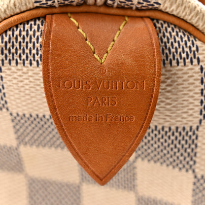 Louis Vuitton Damier Azur Speedy 30 6 of 11