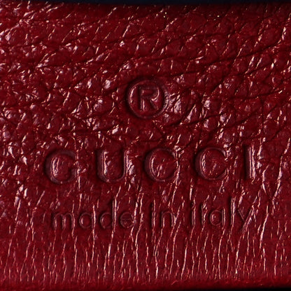 Gucci Suede Calfskin Large Rajah Chain Tote New Blue Romantic Cherry 6 of 11