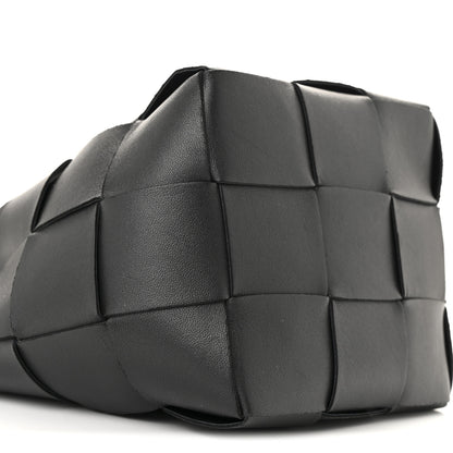 Bottega Veneta Nappa Maxi Intrecciato Small Cassette Bucket Bag Black 8 of 10