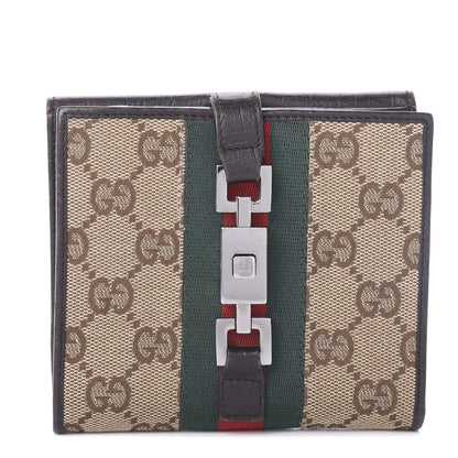 Gucci Monogram Web Wallet Brown 1 of 6
