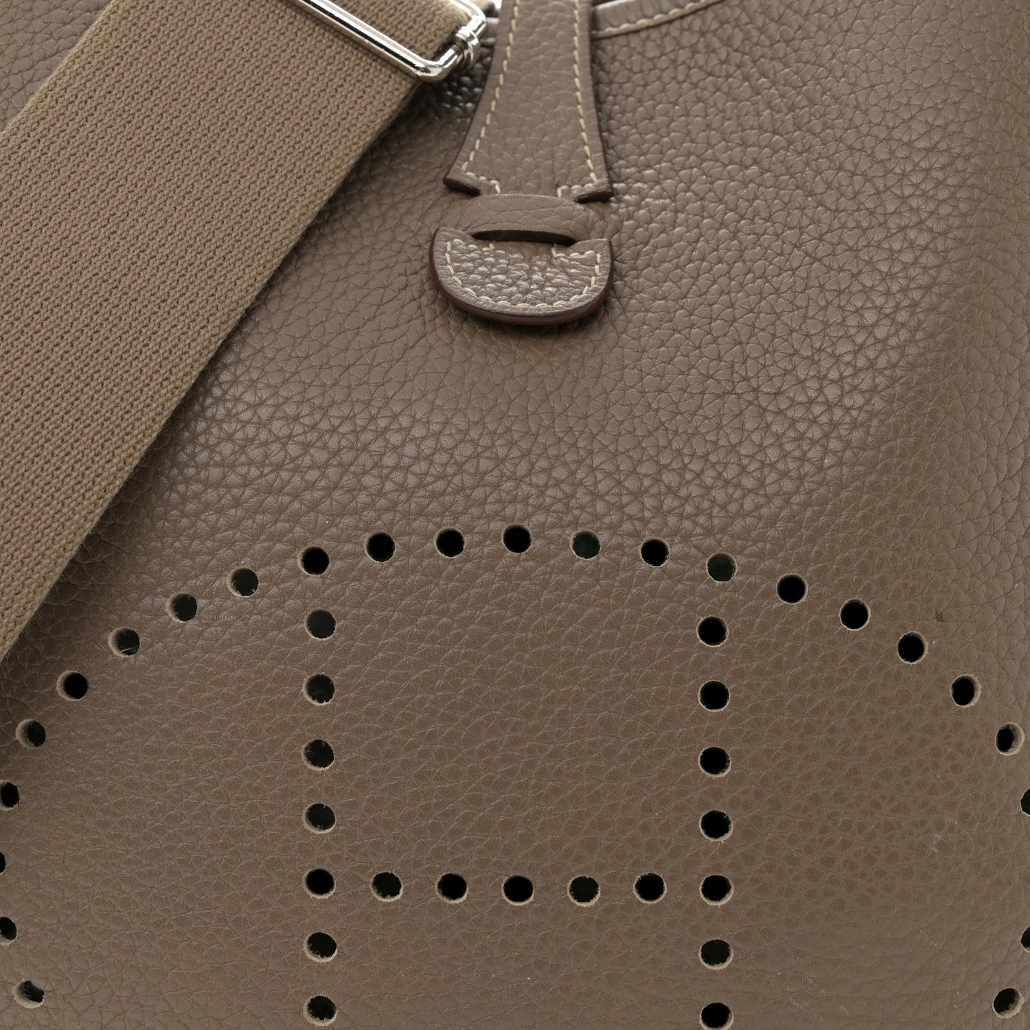 Hermes Taurillon Clemence Evelyne III PM Etoupe 8 of 13