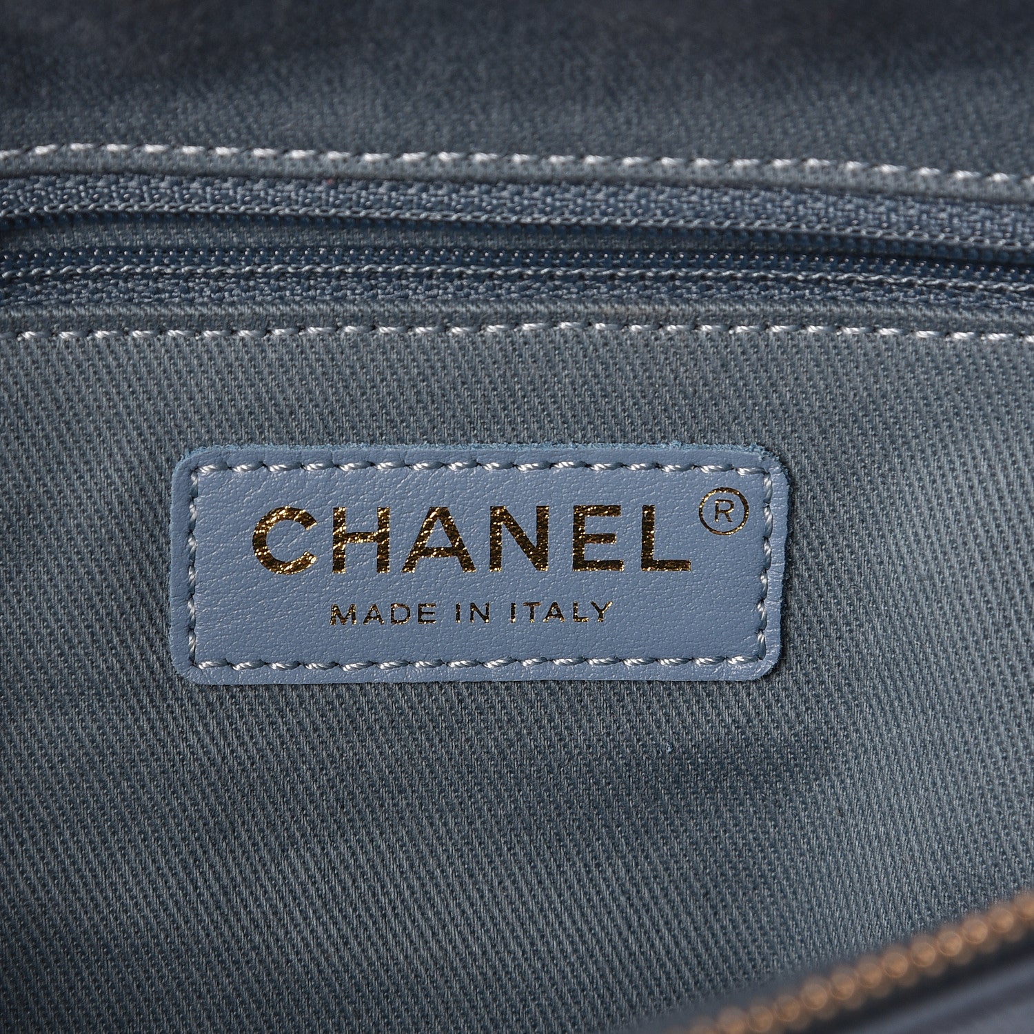 Chanel Caviar Quilted Business Affinity Waist Bag Blue 6 of 10