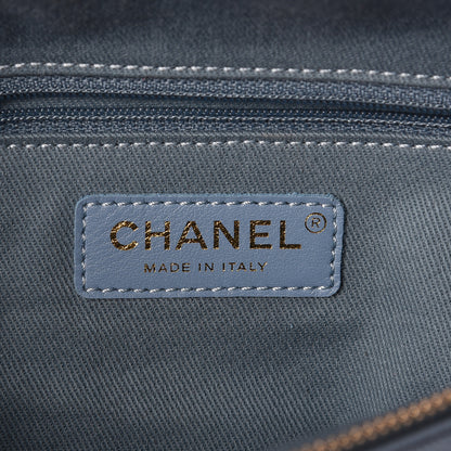 Chanel Caviar Quilted Business Affinity Waist Bag Blue 6 of 10