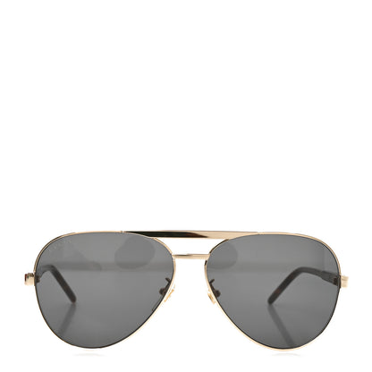 Gucci Acetate Aviator Sunglasses GG1163S Gold Tortoise 2 of 7