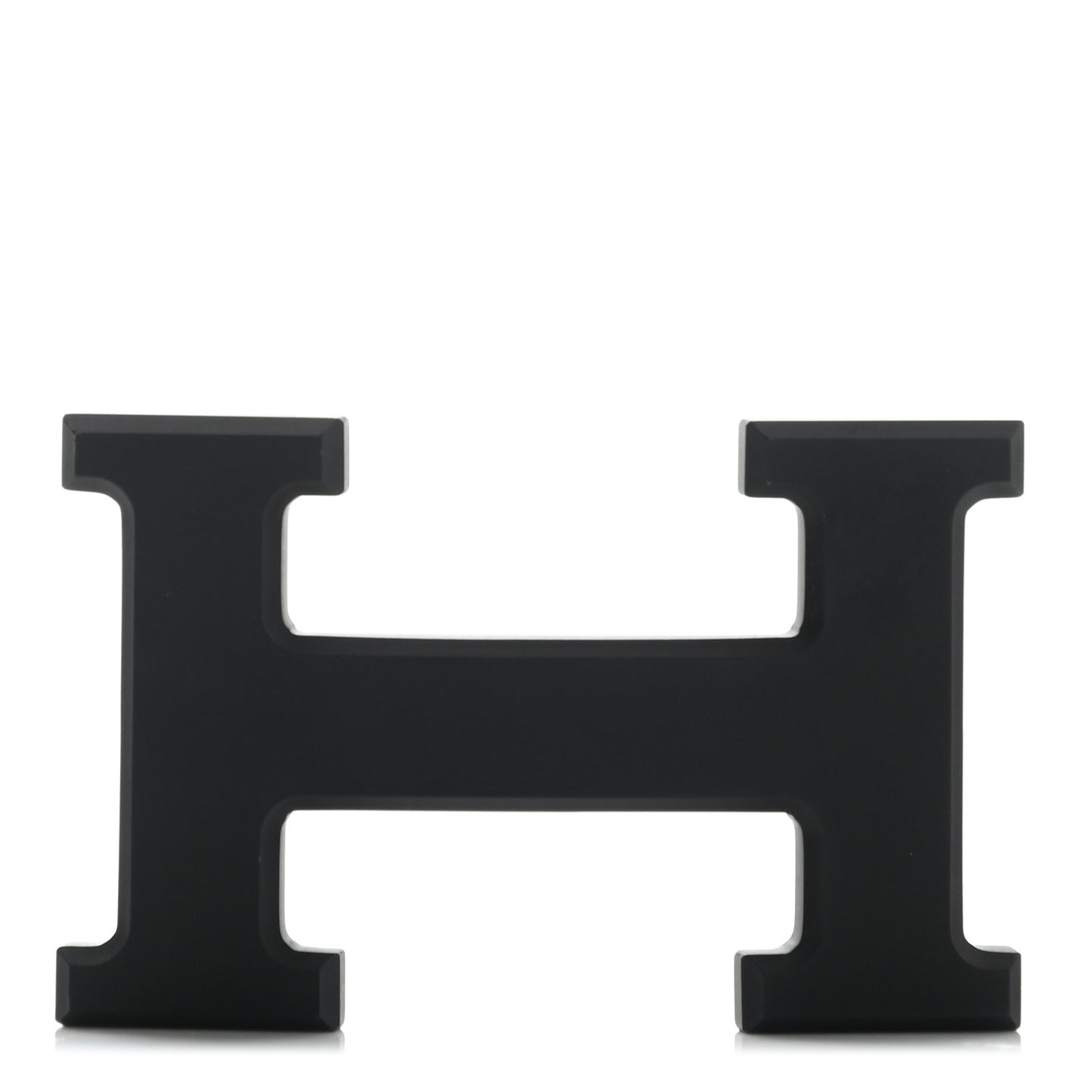 PVD Plated 32mm H Belt Buckle Black