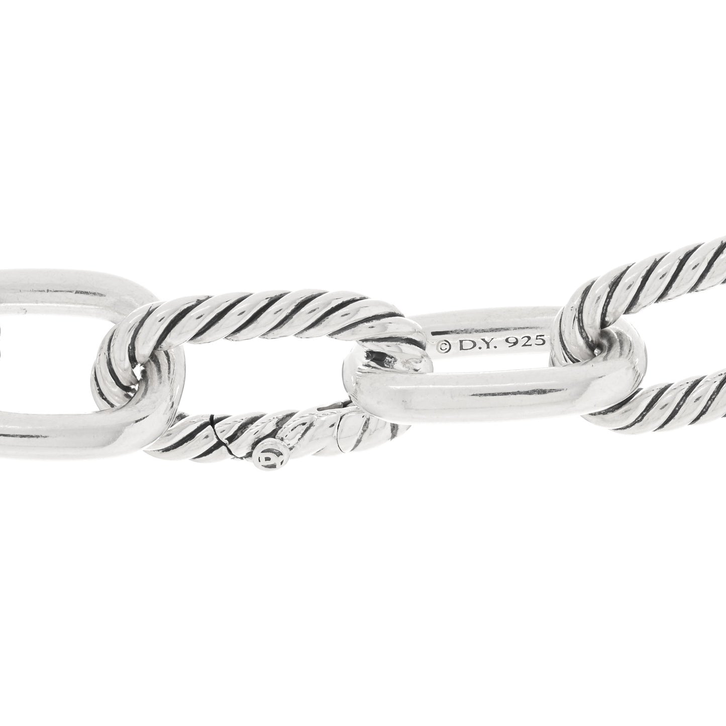 Sterling Silver 18K Yellow Gold 11mm Madison Chain Necklace
