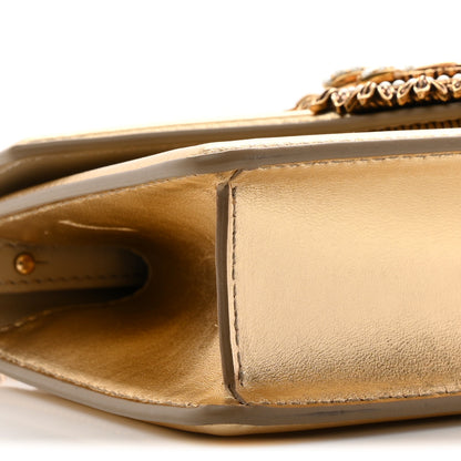 Dolce & Gabbana Metallic Nappa Small Devotion Envelope Top Handle Bag  Gold 8 of 10