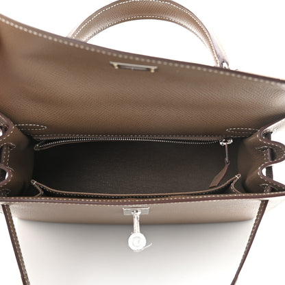 Hermes Epsom Kelly Sellier 25 Etoupe 5 of 11