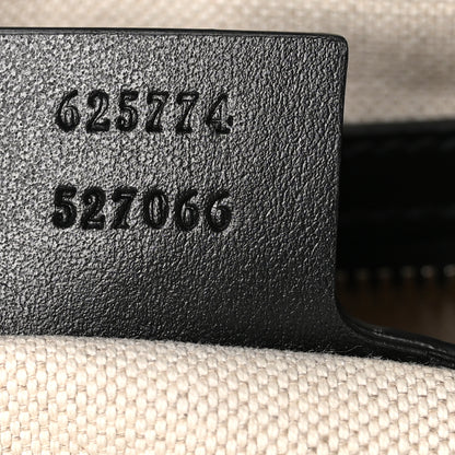 Gucci Calfskin GG Tennis Embossed Tote Bag Black 7 of 10