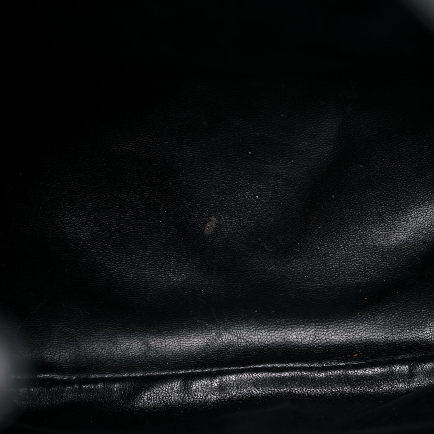 Caviar Drawstring Shoulder Bag Black