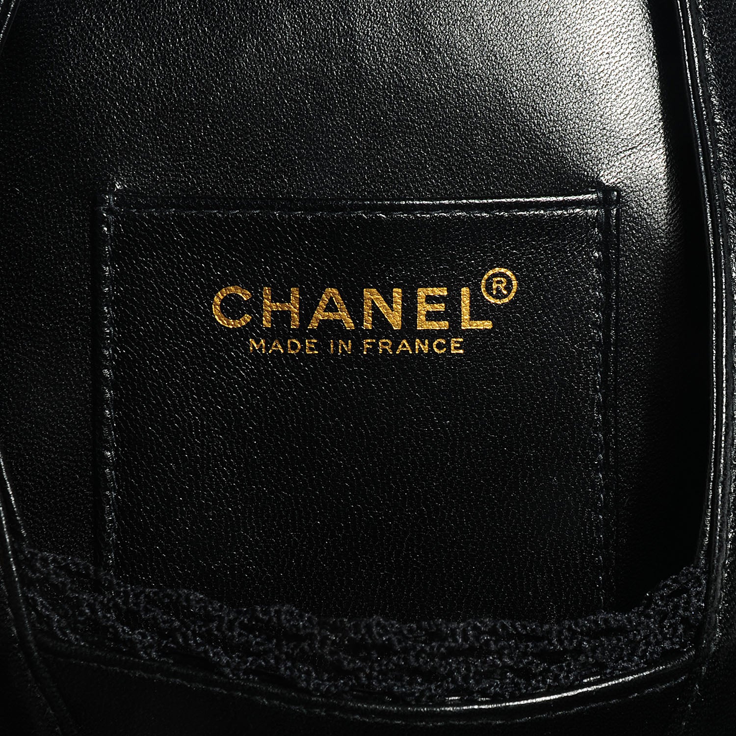 Chanel Leather Satin Camellia Evening Bag Black 6 of 8