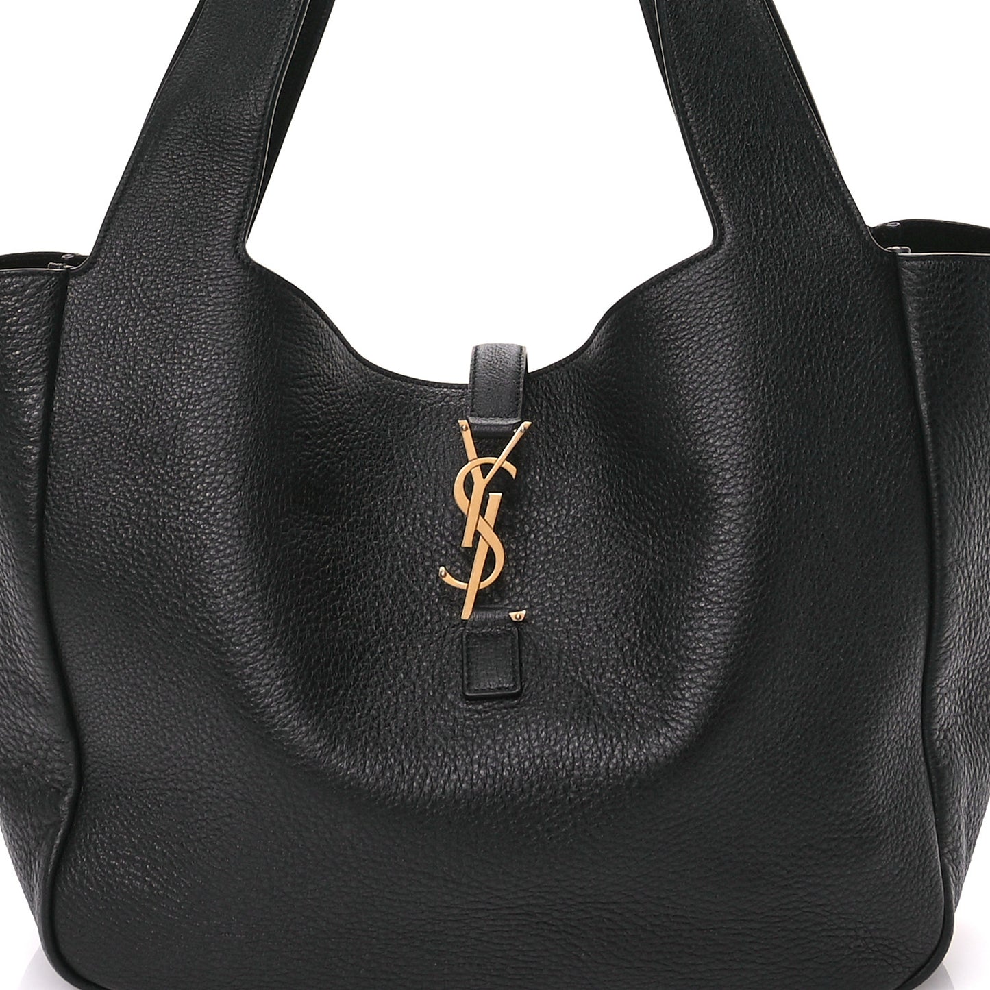 Grained Deerskin Bea Tote Black