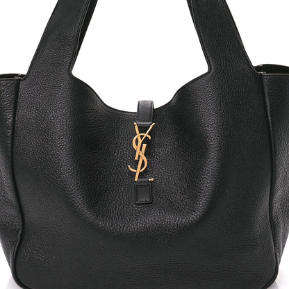 Saint Laurent Grained Deerskin Bea Tote Black 8 of 10