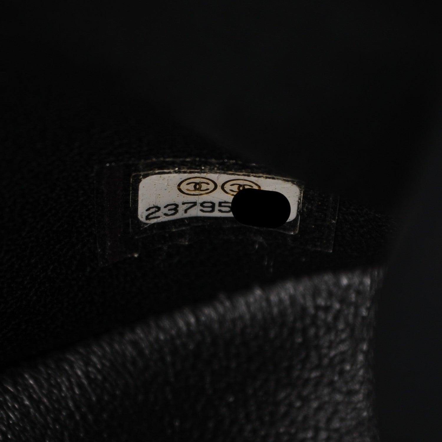 Chanel Crumpled Calfskin Quilted Jumbo Double Flap So Black 8 of 8
