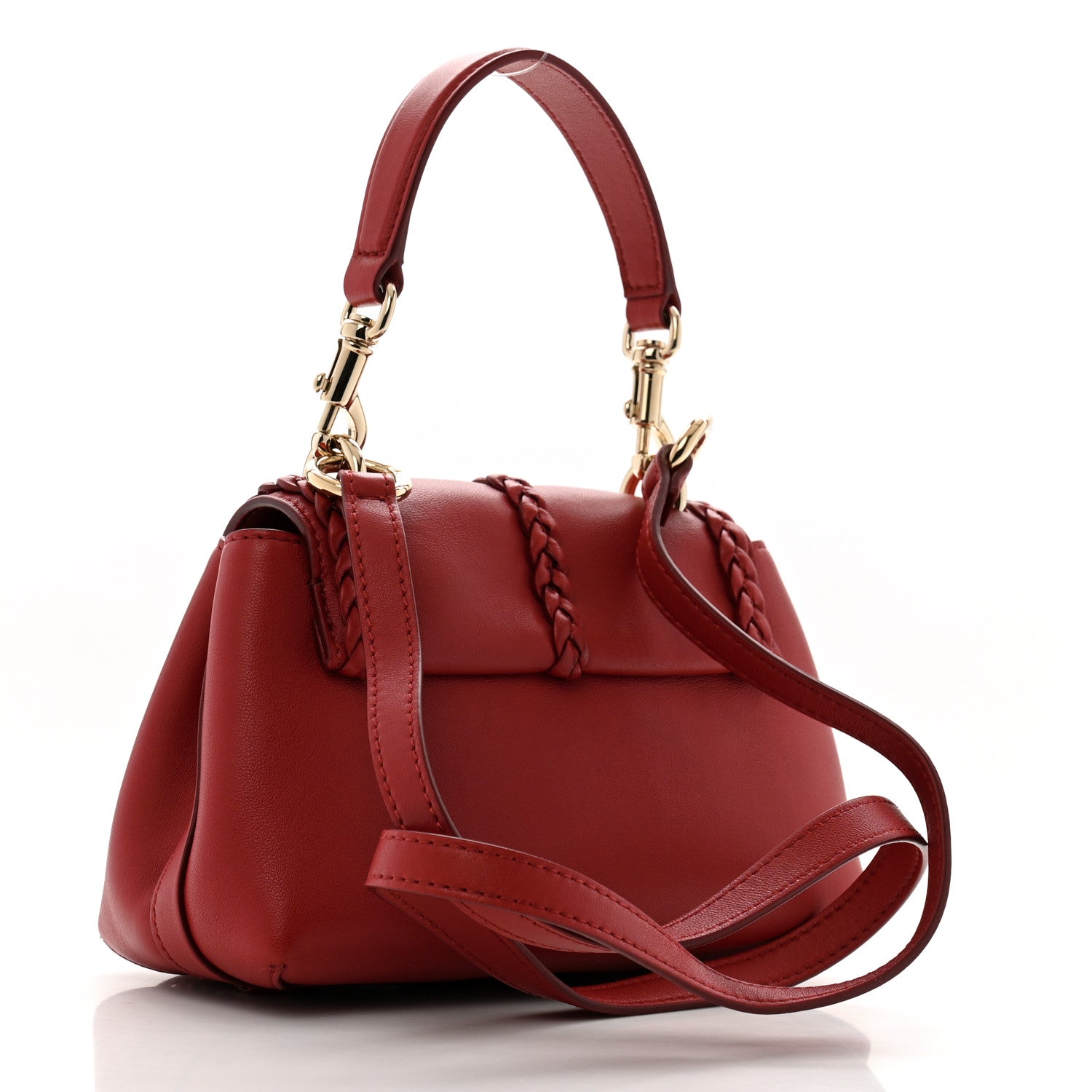 Chloe Nappa Mini Penelope Soft Shoulder Bag Red 3 of 14