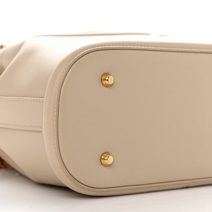 Christian Dior Calfskin CD Embossed Medium C'est Dior Bag Powder Beige 9 of 10