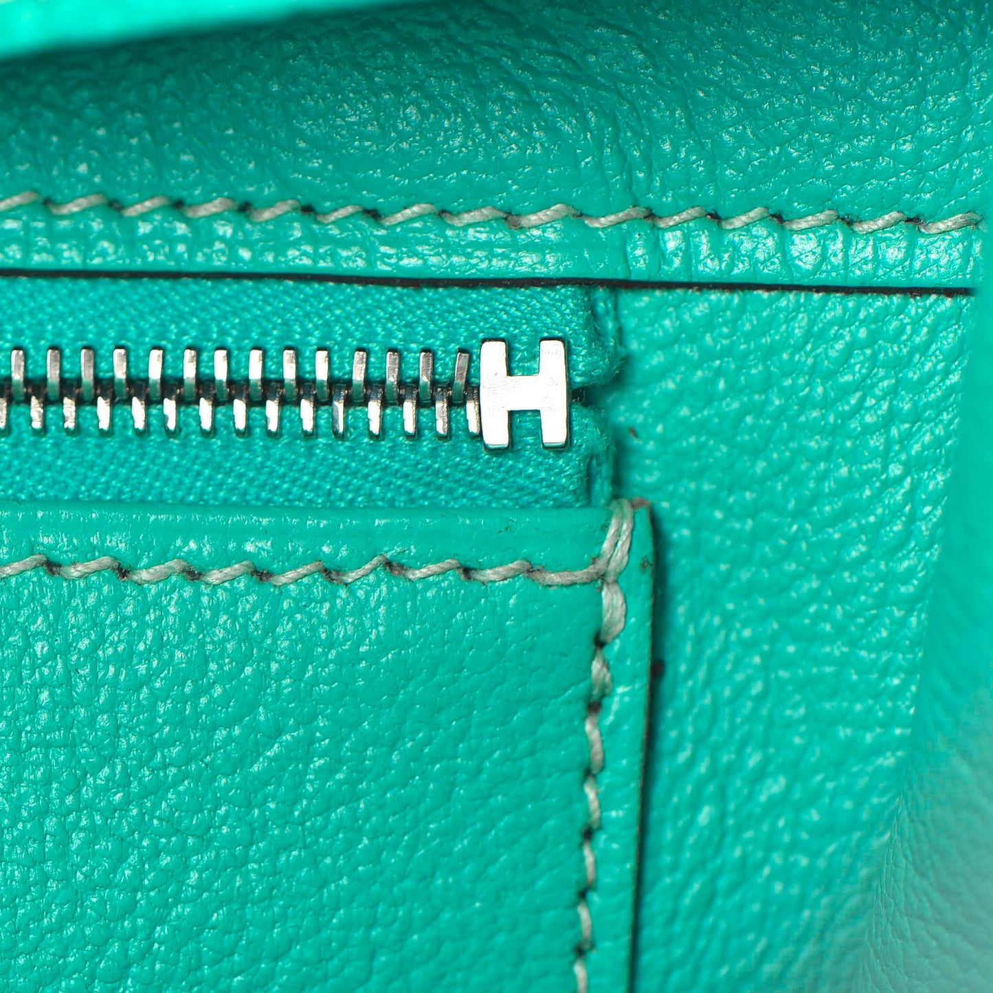Togo Birkin 35 Bleu Paon