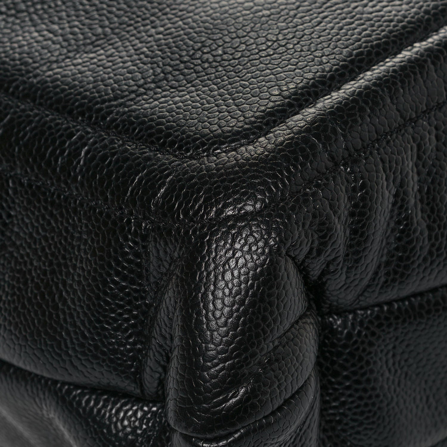 Chanel Caviar CC Timeless Shoulder Bag Black 8 of 13