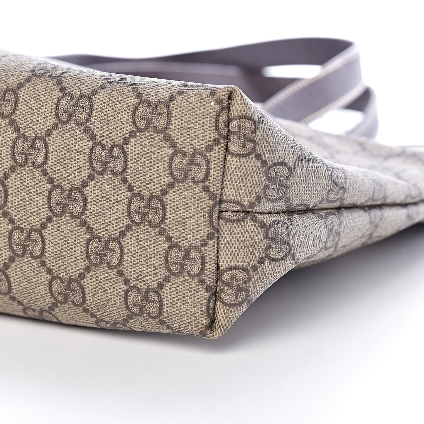 GG Supreme Monogram Small Joy Tote Dark Brown