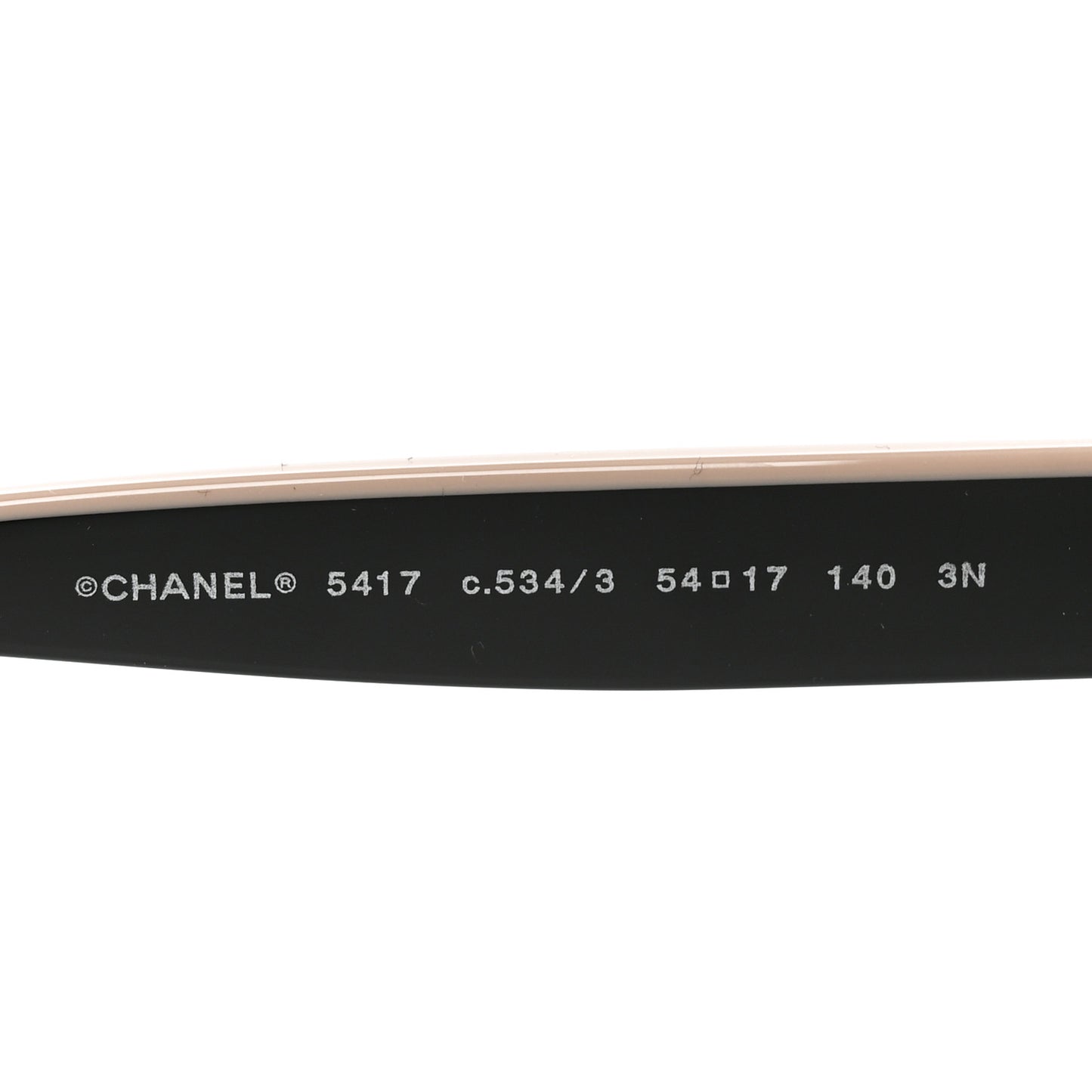 Acetate Polarized Square Sunglasses 5417 Black Beige
