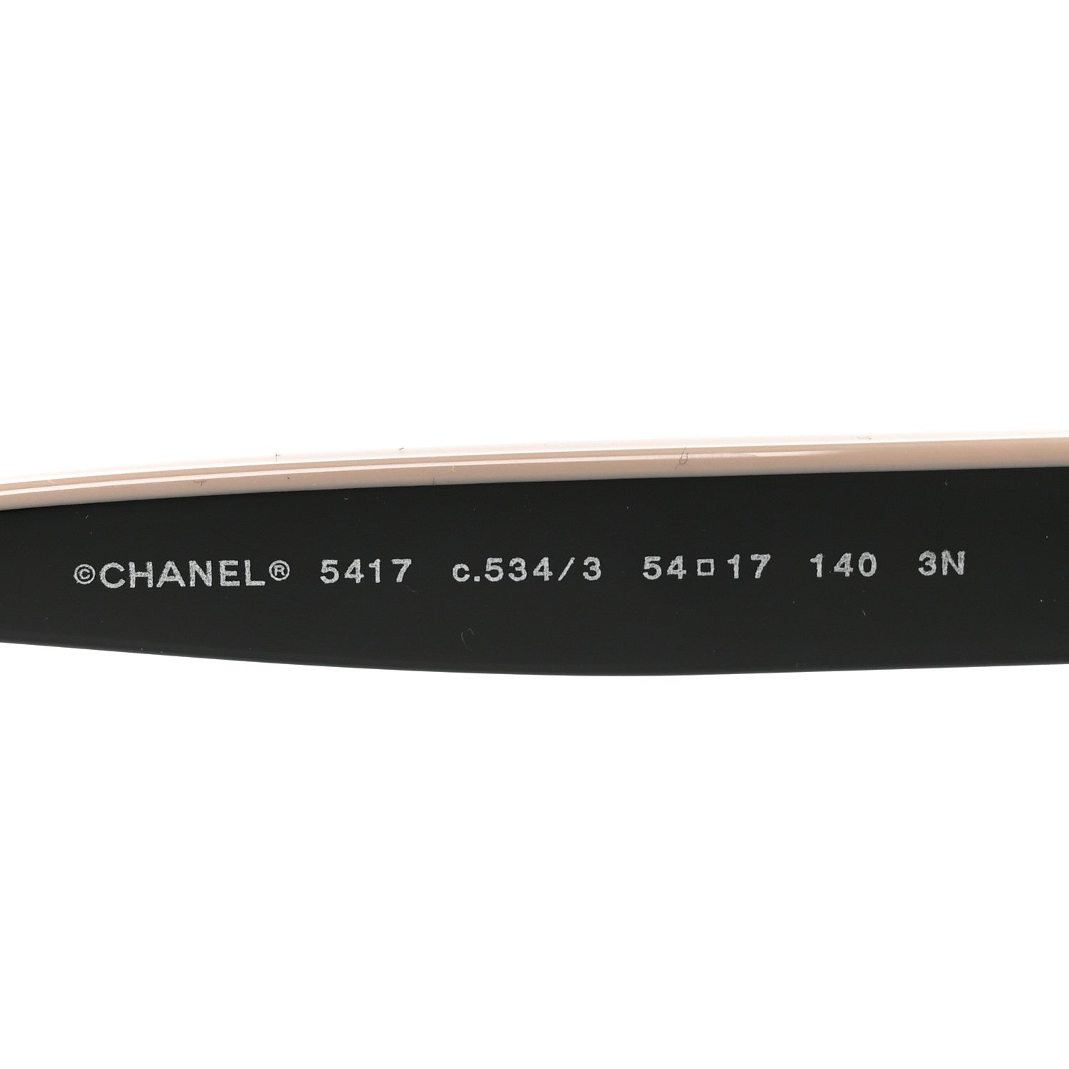 Chanel Acetate Polarized Square Sunglasses 5417 Black Beige 5 of 7