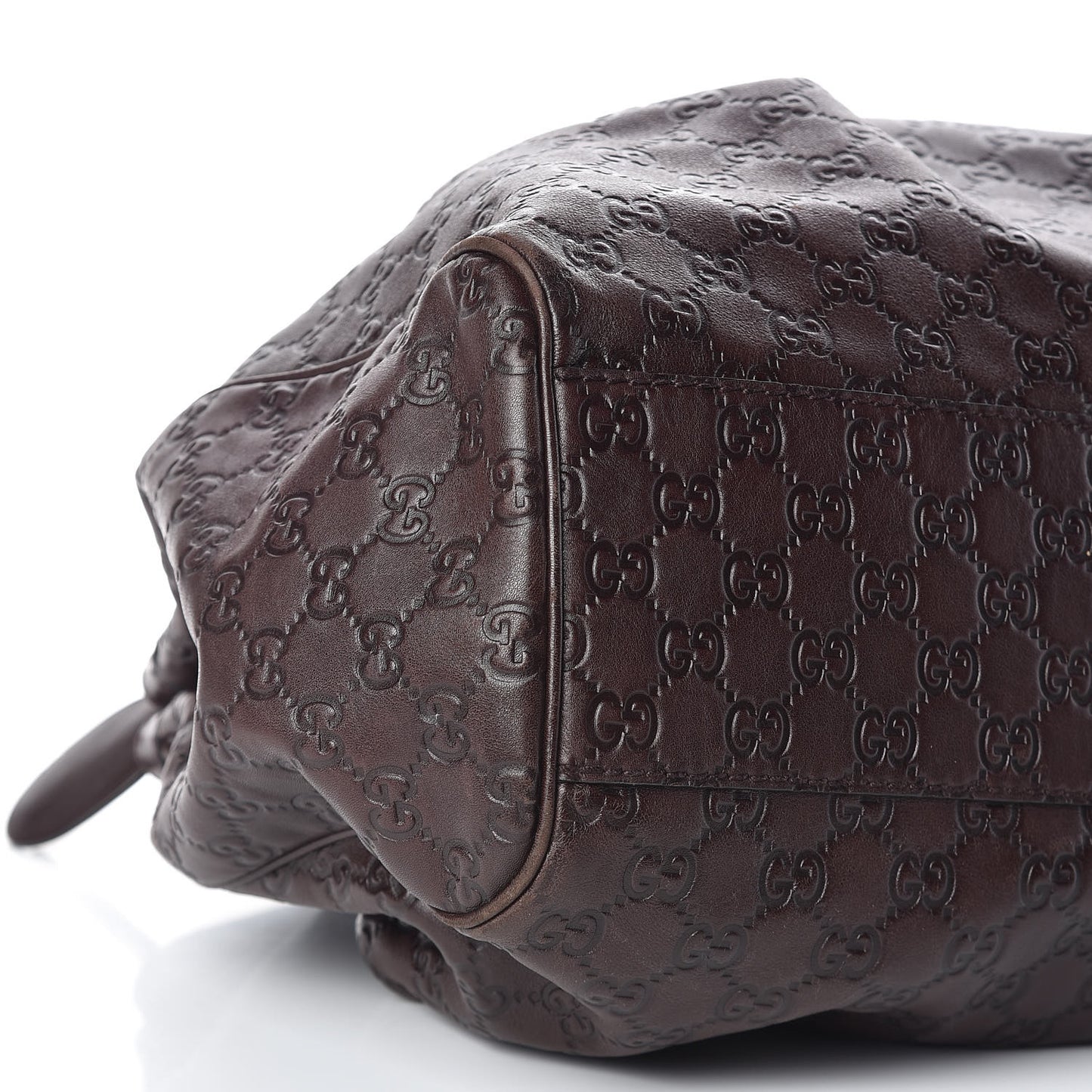 Guccissima Signature Large Sukey Tote Chocolate